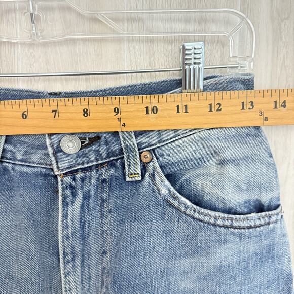 Levi's 701 Jeans Womens 26 Selvedge Big Hidden Rivets Light Wash Denim - Picture 15 of 16